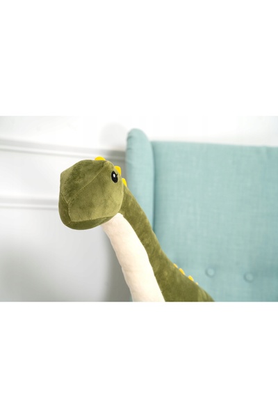 NO BRAND Ursuleț de pluș Dinozaur Tobi, Mărime Mare, 80cm, Albastru