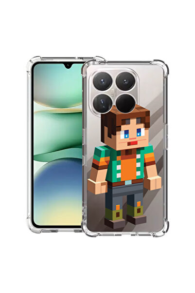 bestcase ® Husa Anti Shock Case For Motorola Edge 70 Fusion, Minecraft Charac...