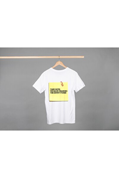 Noname Tricou Unisex Bumbac Premium Casual " Schimba intrarea! " Inscriptie
