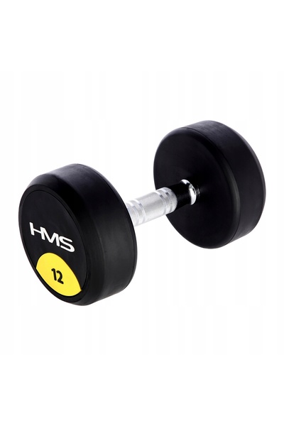 HMS TİCARET Hms Hg Pro 12 kg Gantere fixe de fitness acoperite cu cauciuc