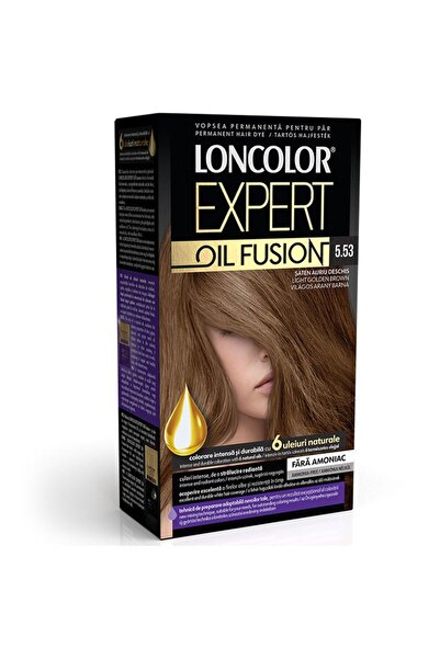 Loncolor Expert Hair Dye, Oil Fusion, 5.53 Light Golden Satin