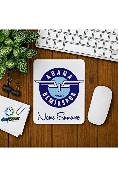 Ghostbastır Design Kişiye Özel Adana Demirspor Baskılı Oyuncu Mousepad 0134