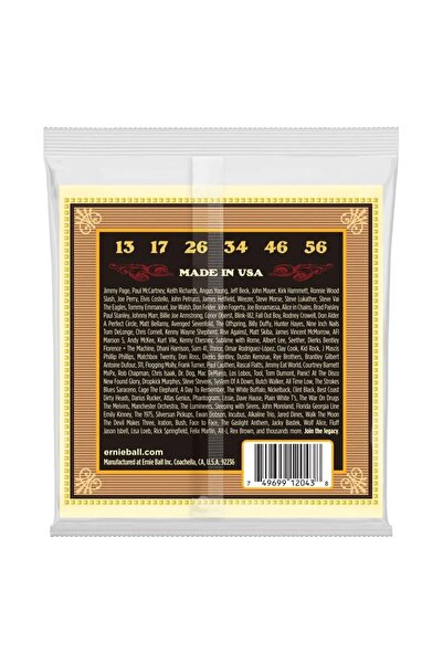 NO BRAND Ernie Ball EB 2043 13-56 Corzi de chitară acustică din bronz
