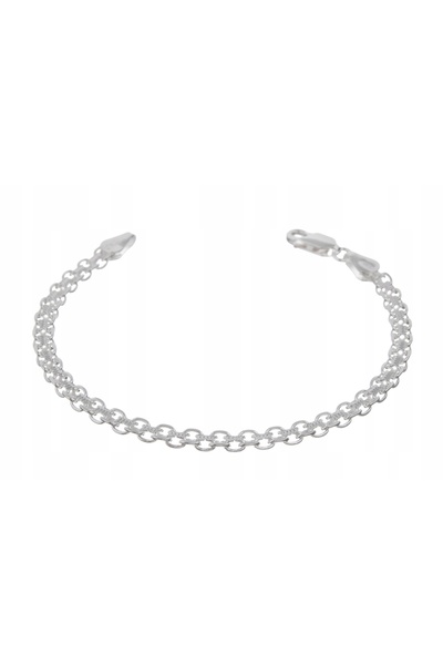 NO BRAND BRĂȚARĂ DE ARGINT BISMARCK CU DIAMANTE, 20 CM