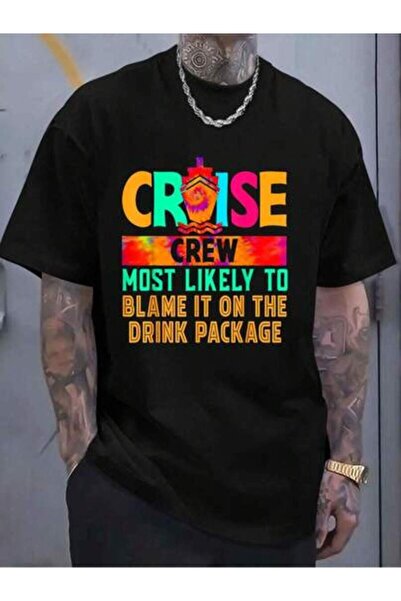 799 100% Cotton Cruise Crew Most Likely To Blame It On The Drink Package Wome...