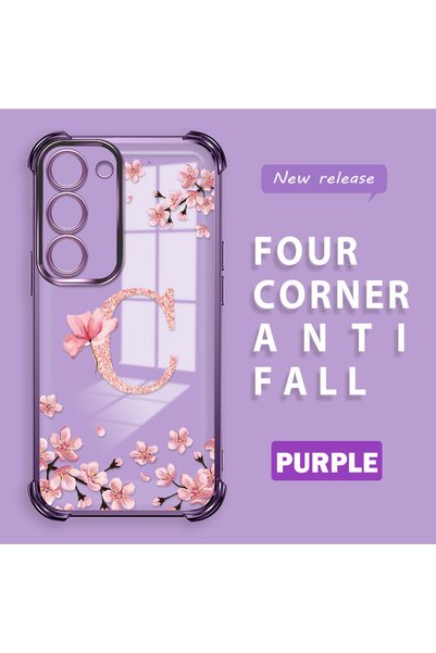 ucuc Samsung Galaxy S23 Compatible Transparent Back Four Corners Reinforced I...