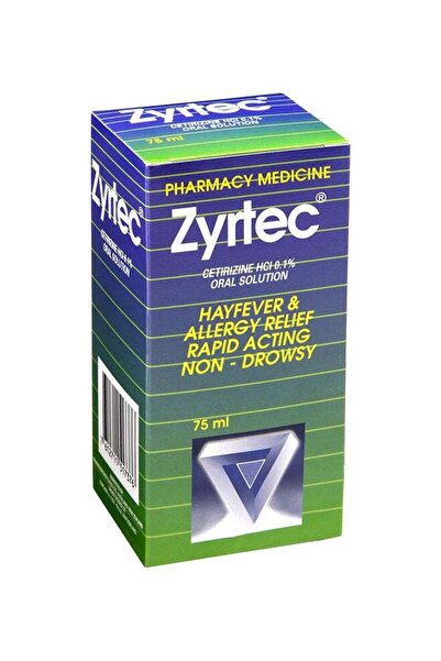 ZYRTEC for Treating Allergies, Solution, 75 Ml