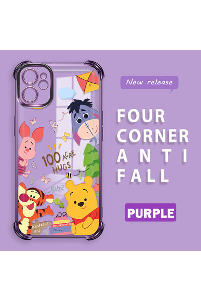 ucuc iPhone 11 Uyumlu Şeffaf Arka Panel Dört Köşe Takviyeli Darbe Korumalı Pa...