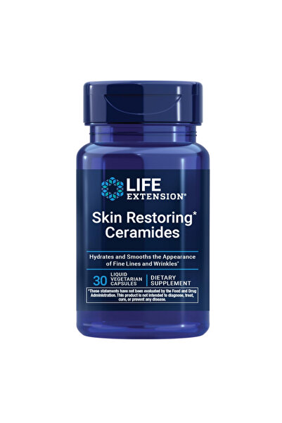 Life Extension Supplement Skin Restoring Ceramides – Wheat Oil Extract – Hydr...