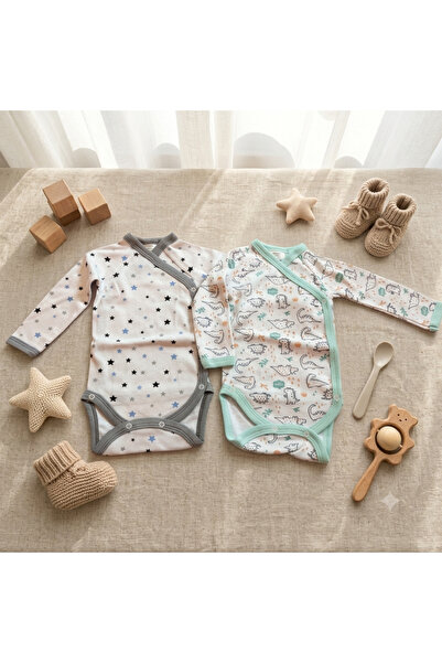 Victorino Set 2 body-uri pentru bebeluși 50-56cm
