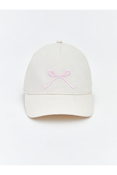 LC Waikiki Sparkling Choices Bow Embroidery Girl's Cap Hat from Shining Store