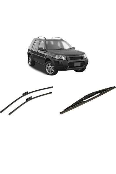 Bosch Σετ 3 υαλοκαθαριστήρων LAND ROVER FREELANDER 2 (L359) 2006-2014, για πα...