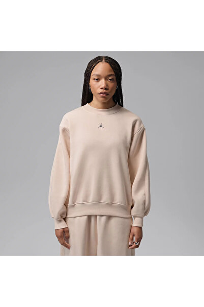 Nike Jordan Brooklyn Fleece Γυναικείο Φούτερ με Στρογγυλή Λαιμόκοψη