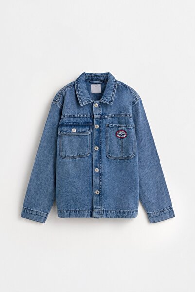 LEFTIES Armalı denim ince ceket