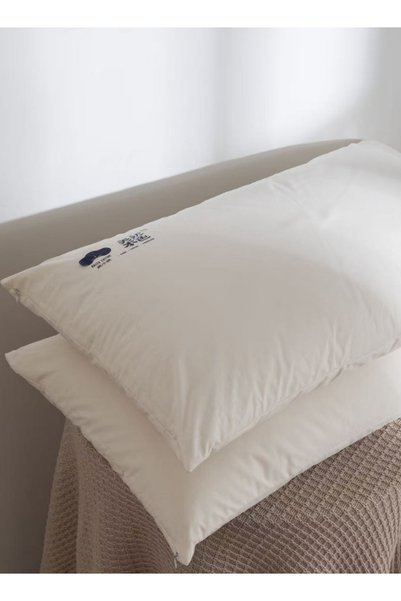 Inrest Home Cotton Pillow – Royal Calmi Pillow by Inrest – 100% Natural Cotton Filling and Cover – Soft and Breathable Support