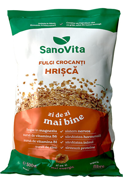 Sano Vita Fulgi crocanți de hrișcă 500g