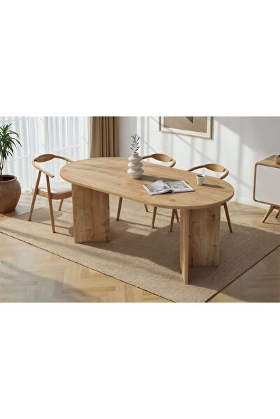 Rani Mobilya Rani Home Yemek Masası Safir Meşe 180 Cm GA-5314