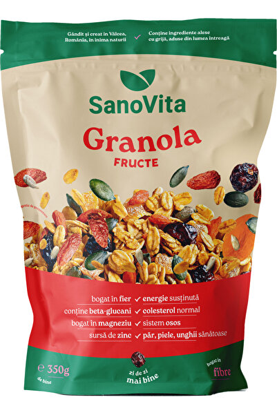 Sano Vita GRANOLA CU FRUCTE 350G