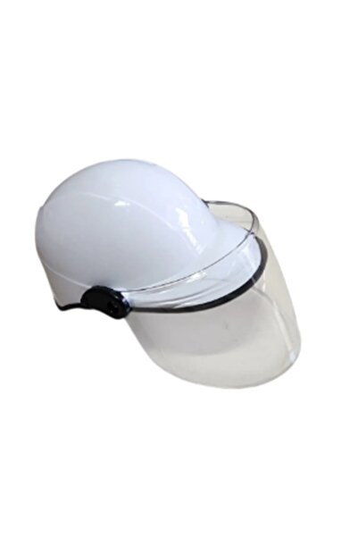 OEM KASK JOKEY BOYALI-fitilli CAMLI Beyaz