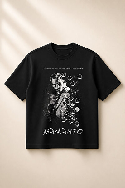 SVART WEAR Memento Printed Oversize Boxy Cut Unisex 100% Cotton Tshirt (190 Gsm)