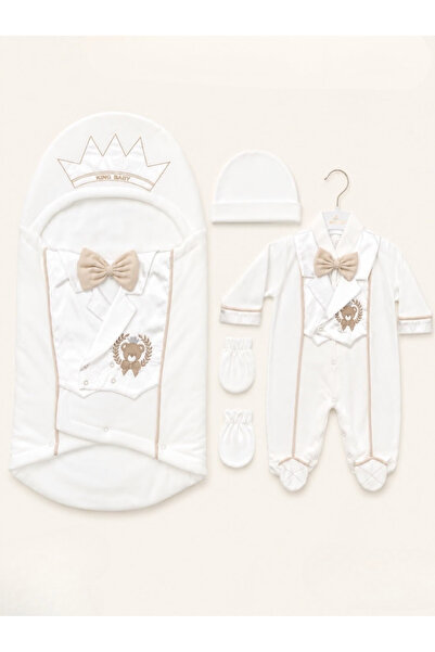 Kardeşler Bebe Baby Swaddle Romper Set