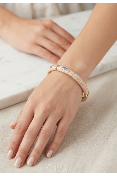 mia donna jewelry Mia Donna Mineli Desenli Kelepçe Bileklik