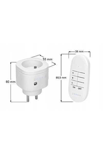 Orno Set de prize cu telecomandă mini wireless 2+1 OR-GB-462