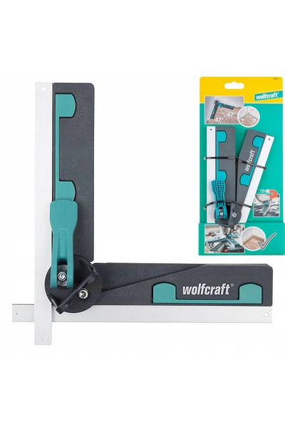 Wolfcraft 6957000 Ghidaj unghiular pentru fierăstrău de tăiat în unghi