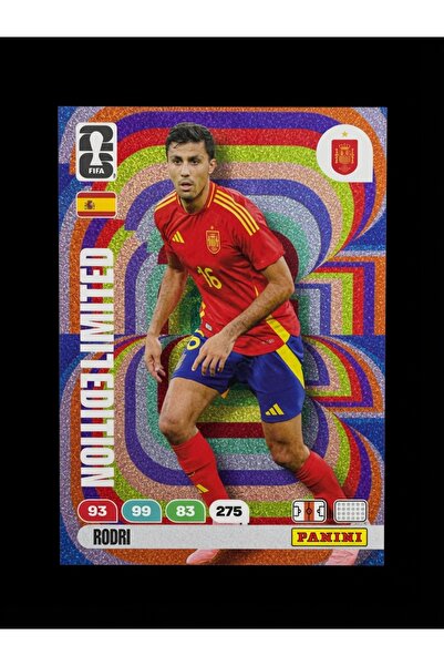 Panini بطاقة FWC 26 رودري الإصدار المحدود لكأس العالم (نادر)