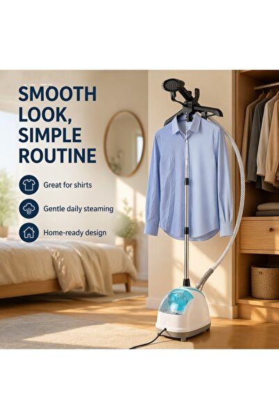 Generic Brand Vertical Garment Steamer for Clothes, Standing Upright Fabric S...