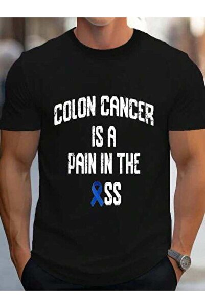 45 BPM تي شيرت مطبوع عليه عبارة "100% Cotton Awareness Funny Is Pain In The A...