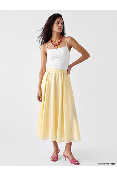 LC Waikiki High Waist A-Line Skirt for Style Enthusiasts from Uzg Store