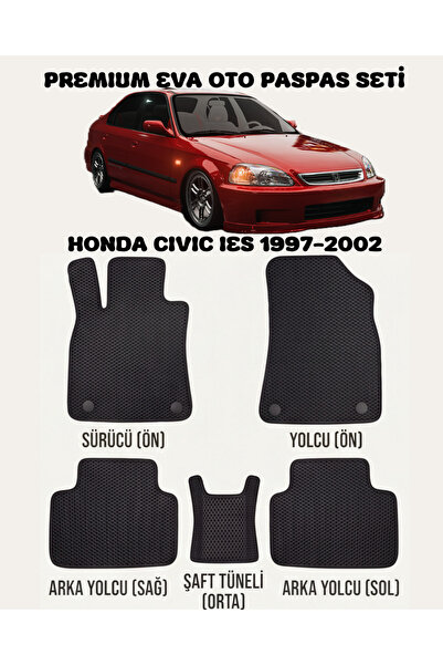 FEYZA OTO HONDA CIVIC İES SERİSİ 1997 - 2002 ARASI ARACA ÖZEL EVA PASPAS TAKI...