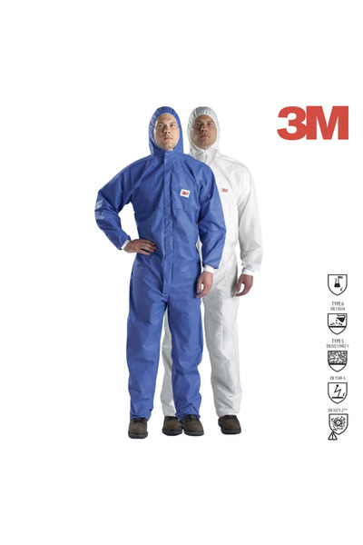 3M Combinezon protectie chimica, din polipropilena și polipropilenă nețesută,...