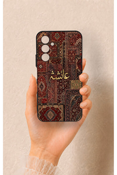 Vip Case Samssung A54 Uyumlu Vintage Halı Desenli Silikon Kılıf