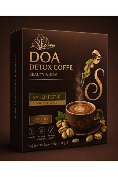 Doa Beauty Slim Detox Bitkisel Lifli Kahve Coffee – 30’lu – Fit Kahve antep f...