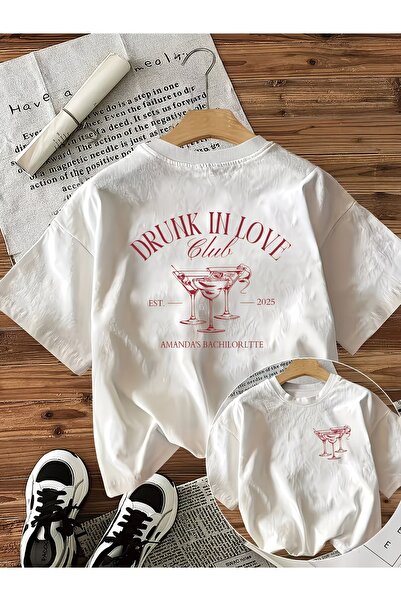 puolikuu Unisex Comfortable Fit Tshrit Printed Tshirt