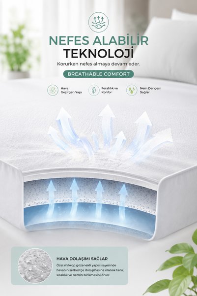 Karden Flower Soft Touch Micro Extra Quiet 200X200 King Size Mattress Protector Liquid Proof Fitted Mattress Pad