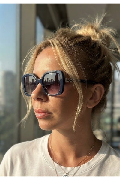 beewear 4503 Navy Blue Women's Sunglasses