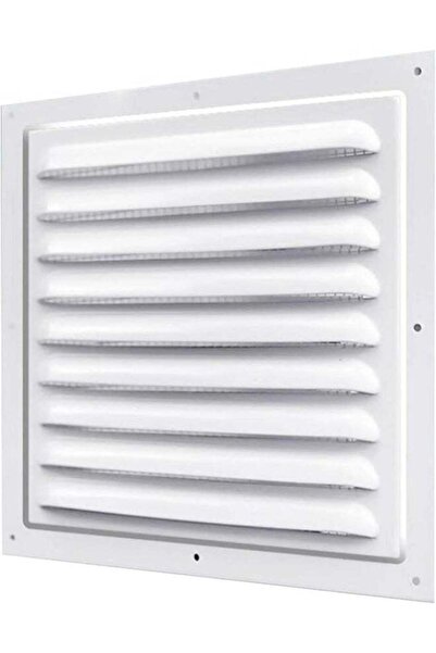 Duravel Metal Vent Cover, 6" x 6" Square Soffit Air Vent Louver, Grille Cover...