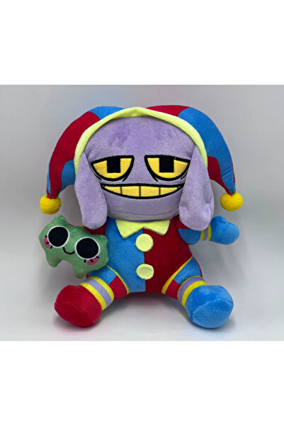 Genel Markalar Digital Circus Pomni Kıyafetli Jax Peluş Plushie Anime Oyuncak...