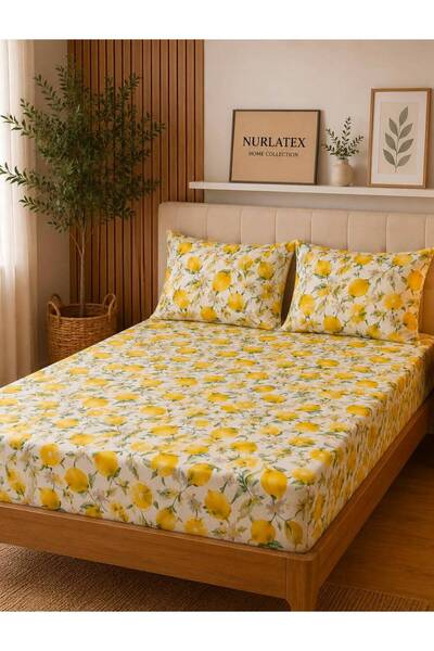 NURLATEX King Size Elastic Sheet Set - 180 X 200 - Double Size