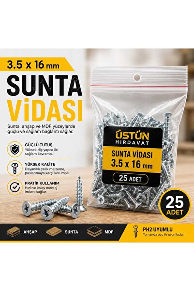 Genel Markalar SUNTA VİDASI 3,5X16