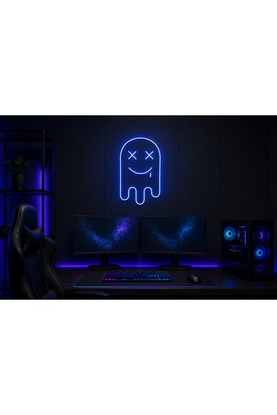 Prime Neon Oyun Odası Dekoru Adaptör Dahil Dekoratif Aydınlatma Joker Neon