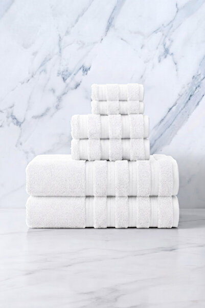 Seritaine Set de 6 prosoape Işıl Premium - 2 prosoape pentru față - 2 prosoap...