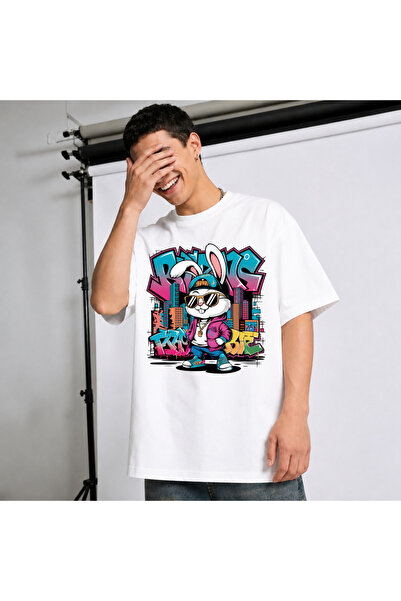 Ingift Tricou Unisex Oversize Personalizat Cartoon Street Wear Collection, 10...