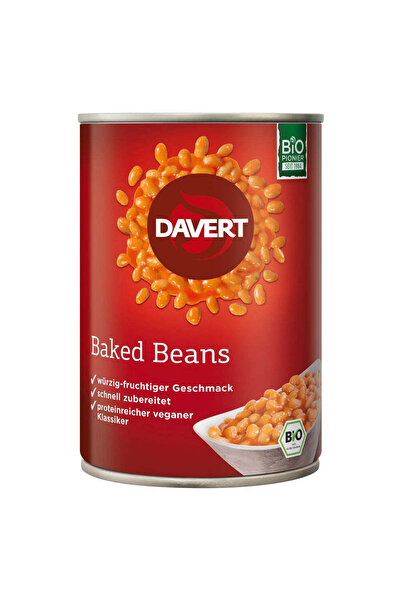DAVERT Organic Beans in Tomato Sauce 400 g