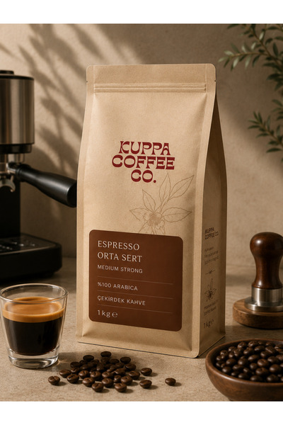 Çekirdek Espresso Harmanı %100 Arabica Orta Kavrum Taze Kavrulmuş 1 Kg