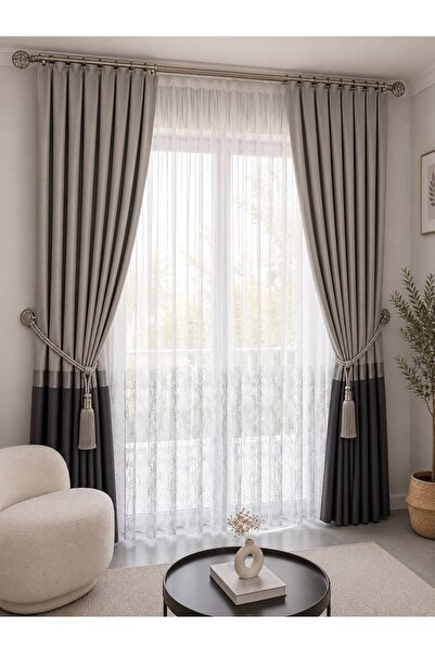 suzaneli PANO FON AÇIK GRİ ANTRASİT 1/3 PİLE ENİ 1 METRE BOY 3 METRE