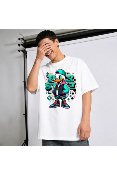 Ingift Ουνισέξ Υπερμεγέθες T-Shirt, Εξατομικευμένο, Συλλογή Street Wear με Σχ...